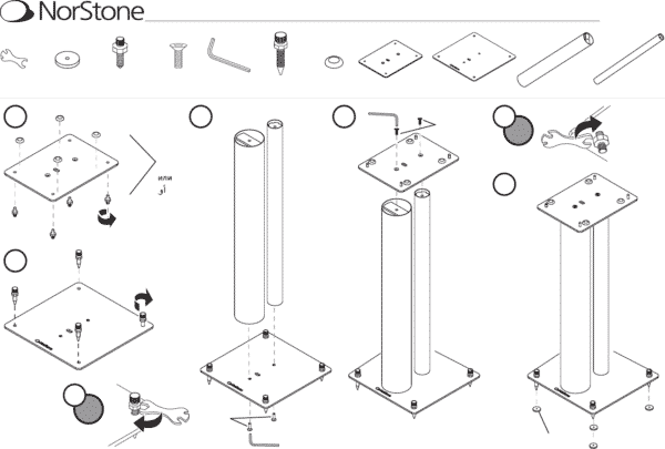Norstone  Stylum 2 SPEAKER STAND - Afbeelding 4