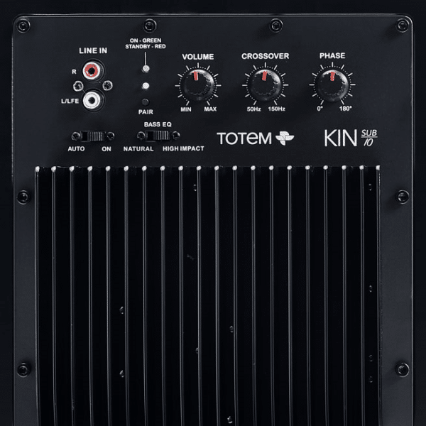 Totem KIN SUB10 zwart satijn SUBWOOFER - Afbeelding 3