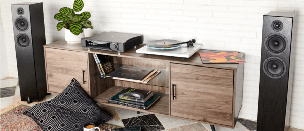 Totem BISON TWIN TOWER zwart essen luidspreker - Afbeelding 2