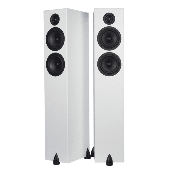 Totem BISON TWIN TOWER wit satijn luidspreker