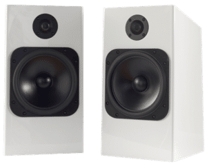 Totem FIRE V2 hooglans wit luidspreker