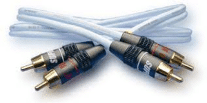 Supra Dual RCA 2M blauw KABELS