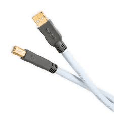 Supra USB 2.0 A-B 0.7M blauw KABELS