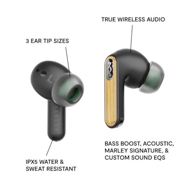 House of Marley REDEMPTION ANC 2 zwart hoofdtelefoon - Afbeelding 3