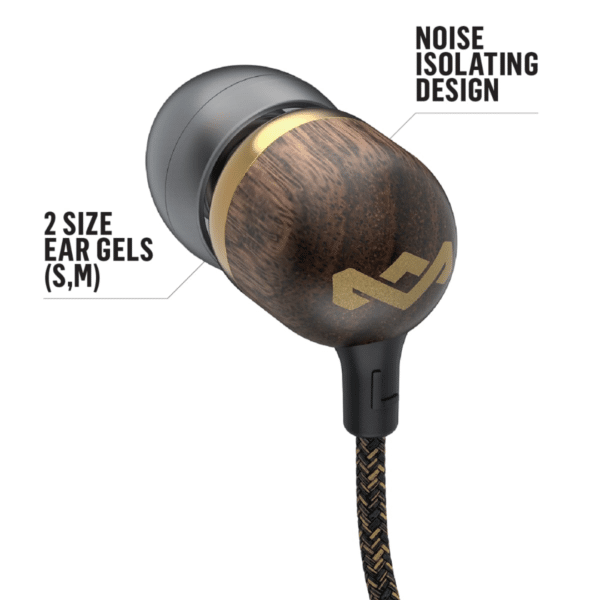 House of Marley SMILE JAMAICA brass 1knop remote hoofdtelefoon - Afbeelding 3