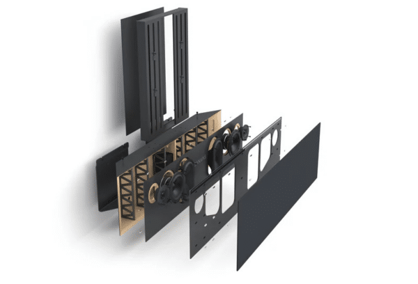 Canvas 55" Fabric zwart SOUNDBAR - Afbeelding 5