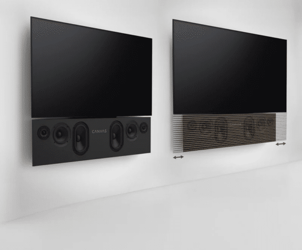 Canvas 65" Fabric organisch groen SOUNDBAR - Afbeelding 4