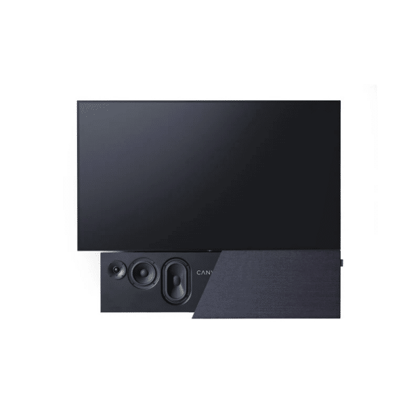 Canvas 65" Fabric structured grijs SOUNDBAR - Afbeelding 6