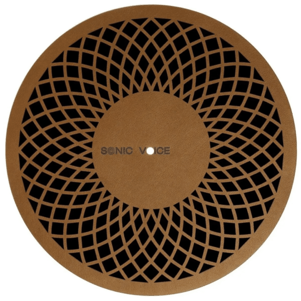 SONIC VOICE Z-MAT cognac PLATENSPELER MAT