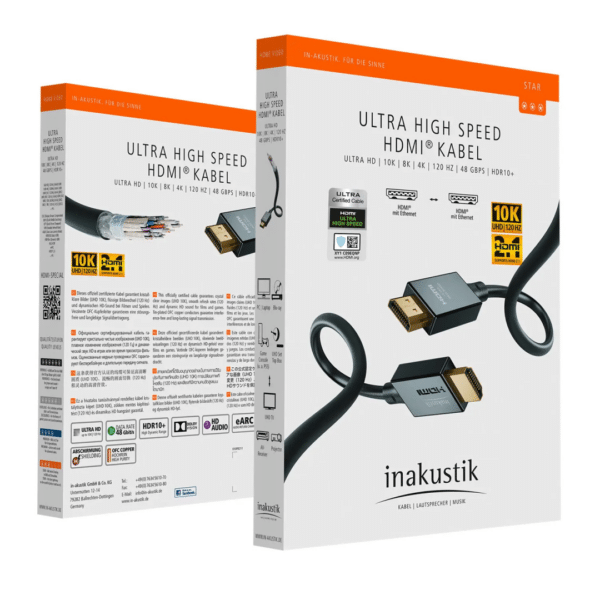 Inakustik Star HDMI-HDMI 2mtr KABELS - Afbeelding 2