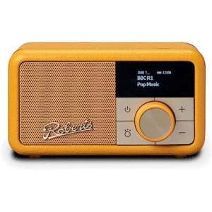 Roberts Audio Revival Petite 2 geel PORTABLE AUDIO