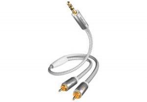 Inakustik Premium 3.5mm Jack-2*RCA 5mtr KABELS