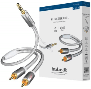 Inakustik Premium 3.5mm Jack-2*RCA 1.5mtr KABELS