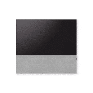 Canvas 83" Fabric structured grijs SOUNDBAR
