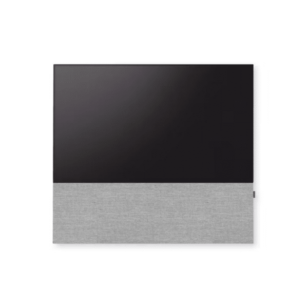 Canvas 85" Fabric structured grijs SOUNDBAR