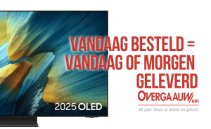 Samsung OLED TV: Vandaag besteld is vandaag of morgen geleverd door Overgaauw.