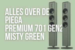 Review over de piega Premium 701 gen2 misty green door Hifi Overgaauw